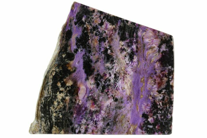 Beautiful, Purple, Polished Charoite Slab - Siberia #115040